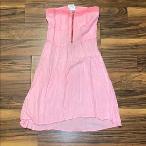 Corset strapless dress
